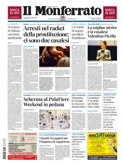 Il Monferrato - Edizione 94 del 19/12/2025